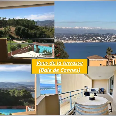 6 Personnes - Vue Baie De Cannes - Sur - Besnard 아파트